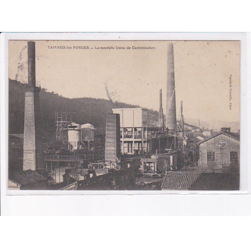 TAMARIS-les-FORGES: la nouvelle usine de carbonisation - très bon état