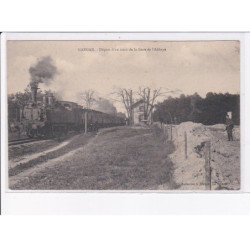 GARGAN: départ d'un train de la gare de l'abbaye - état