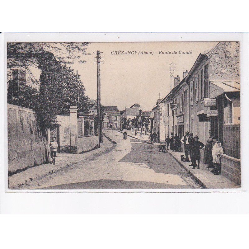 CREZANCY: route de condé - très bon état