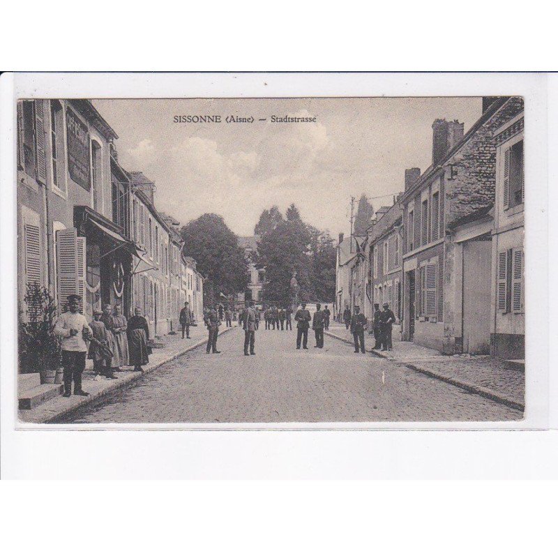 SISSONNE: stadtsrasse - très bon état