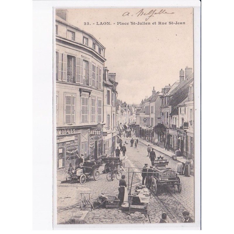 LAON: place saint-julien et rue saint-jean - très bon état