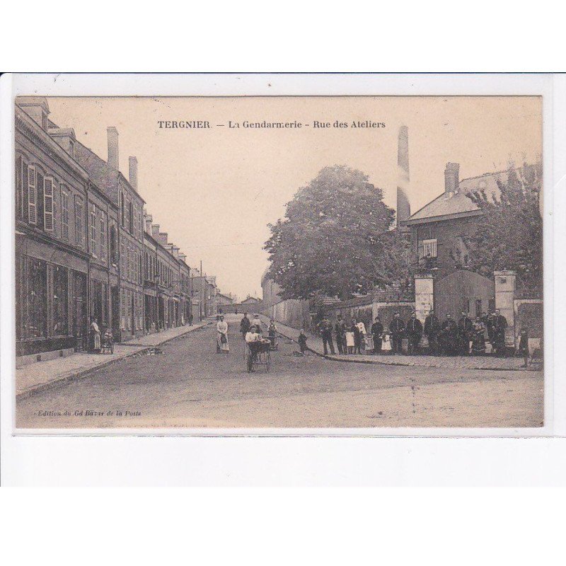 TERGNIER: la gendarmerie, rue des ateliers - très bon état