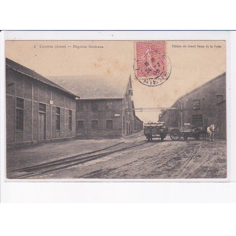 TERGNIER: magasins généraux - très bon état