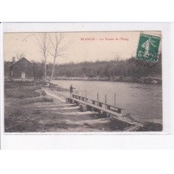 BLANGIS: les vannes de l'étang - état