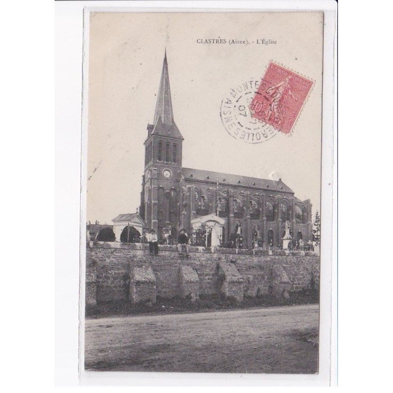 CLASTRES: l'église - très bon état