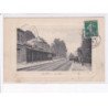 LA FERE: la gare, train - très bon état