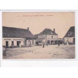 MONETAY-sur-LOIRE: la place, hôtel charrier - très bon état