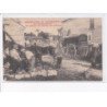 ALLIER: manoeuvres du bourbonnais 1909, au cantonnement on examine la ferrure des chevaux - très bon état