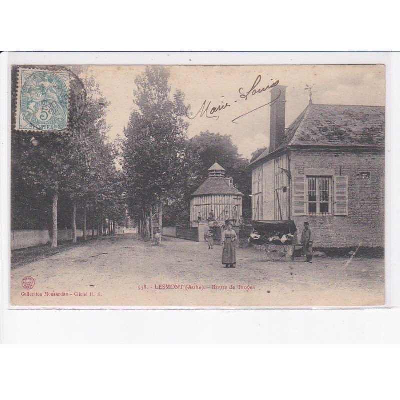 LESMONT: route de troyes - très bon état