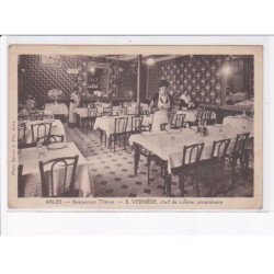 ARLES: restaurant thévot, E. Vernède chef de cuisine - état