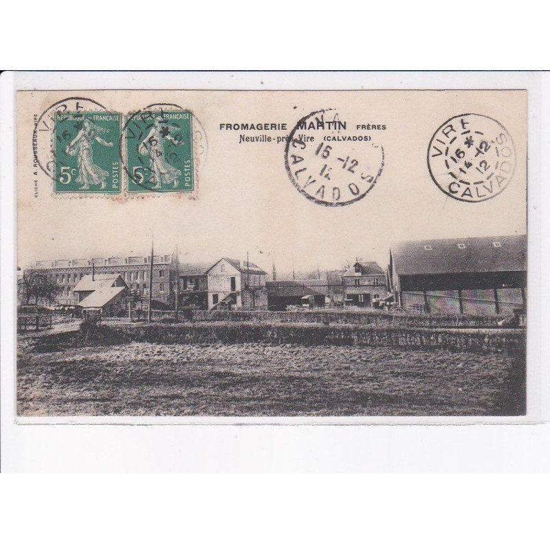 NEUVILLE-près-VIRE: fromagerie martin frères - état