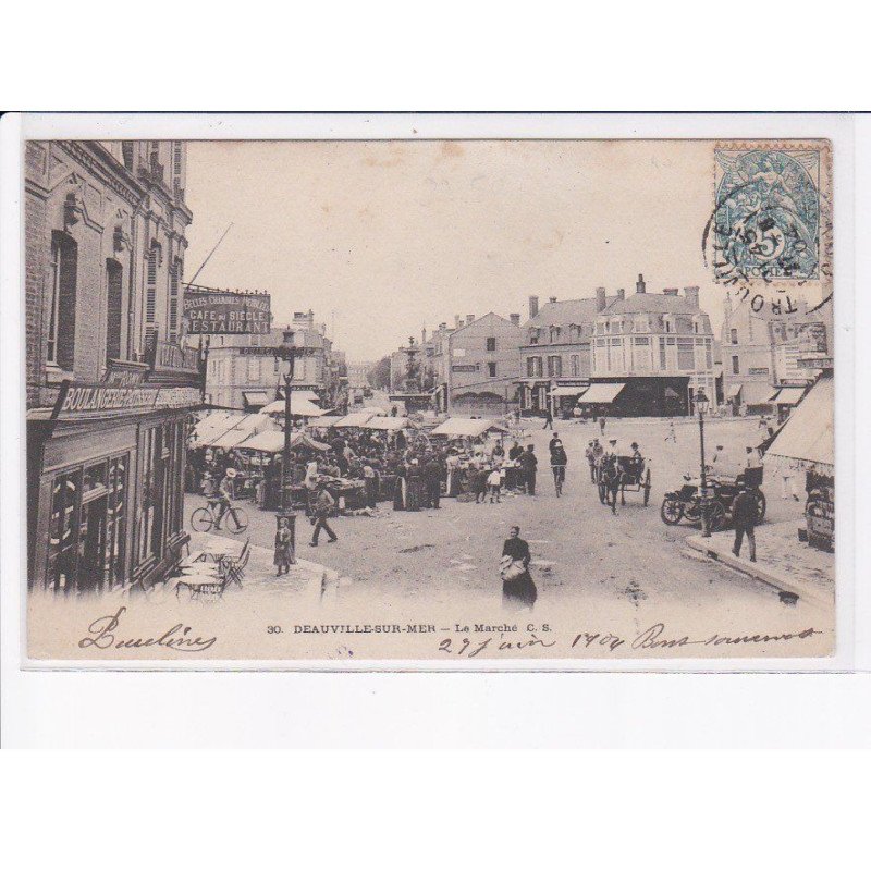 DEAUVILLE-sur-MER: le marché - très bon état