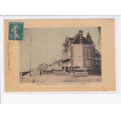 CABOURG: promenade sur la digue - très bon état