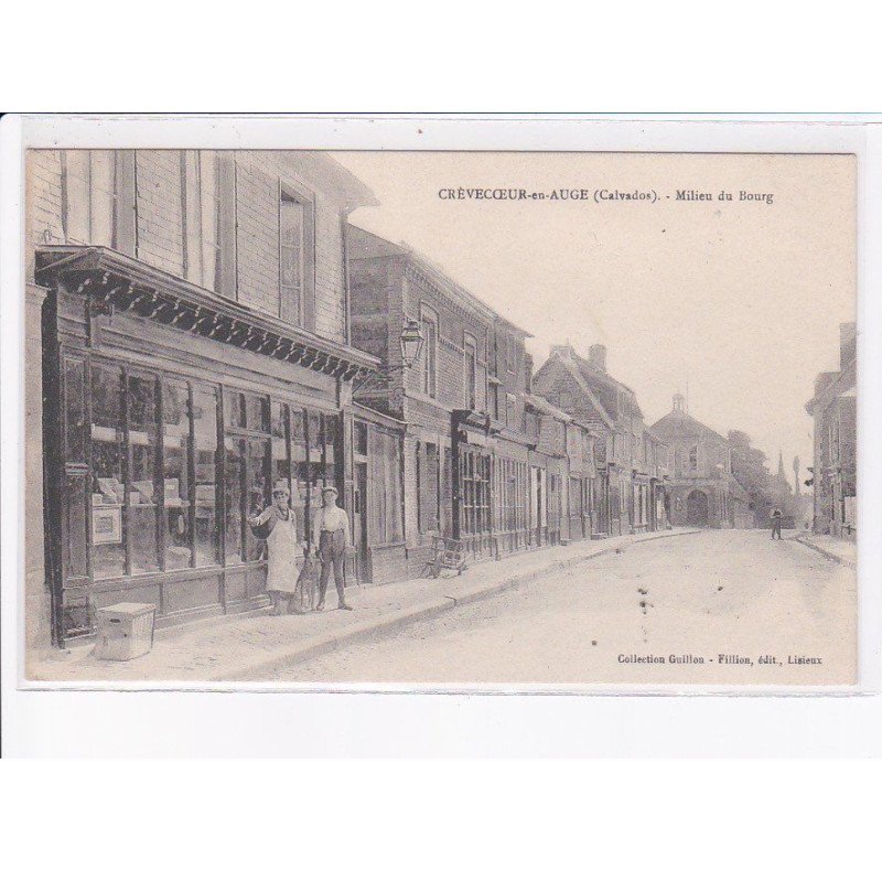 CREVECOEUR-en-AUGE: milieu de bourg - très bon état