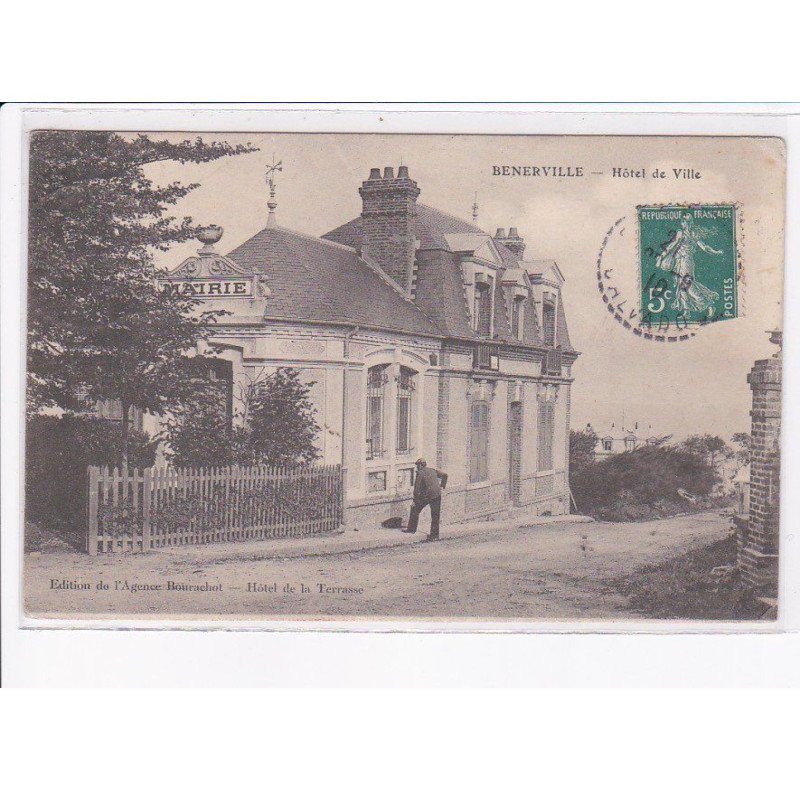 BENERVILLE: hôtel de ville, mairie - très bon état