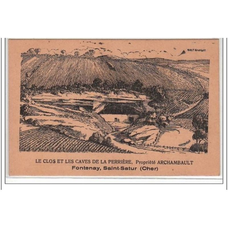 FONTENAY-SAINT SATUR : le clos et les caves de La Perrière - propriété Archambault - très bon état FONTENAY-SAINT SATUR : le clos et les caves de La Perrière - propriété Archambault - très bon état
