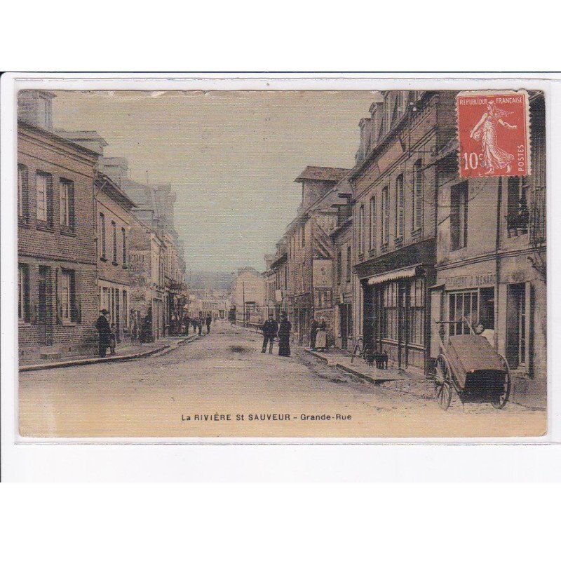 LA RIVIERE SAINT-SAUVEUR: grande-rue - très bon état