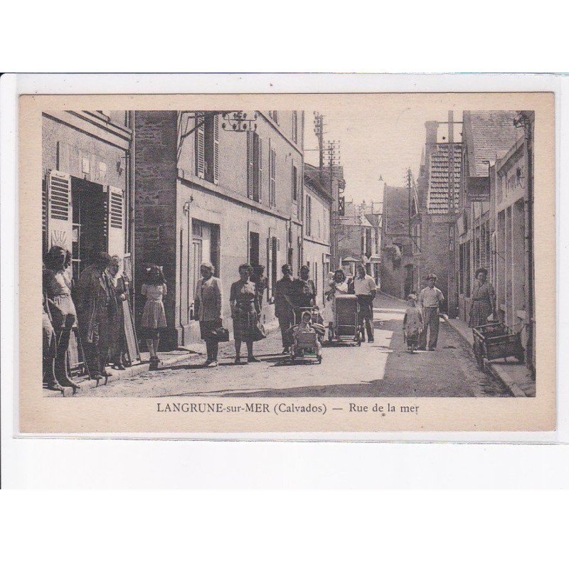 LANGRUNE-sur-MER: rue de la mer - très bon état