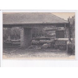 GRANDCAMPS-les-BAINS: le cyclone du 28 octobre 1909 les restes de la villa "mauroird" - très bon état