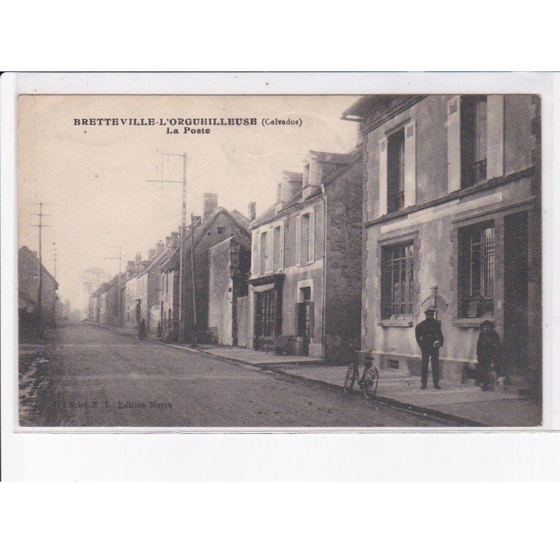 BRETTEVILLE-L'ORGUEILLEUSE: la poste - très bon état