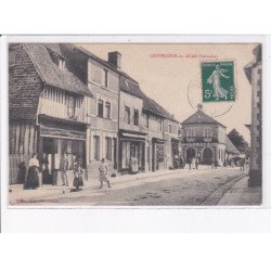 CREVECOEUR-en-AUGE: vue du village - très bon état