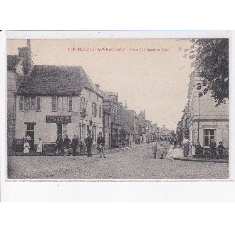 CREVECOEUR-en-AUGE: carrefour route de caen - très bon état