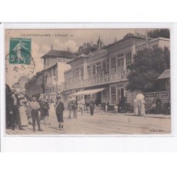 VILLERVILLE-sur-MER: l'estacade - état