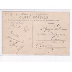 SAINT-AUBIN-sur-MER: rue pasteur, salon de coiffure - très bon état