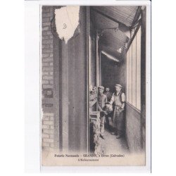 DIVES: poterie normande, grandin, l'enfournement - état