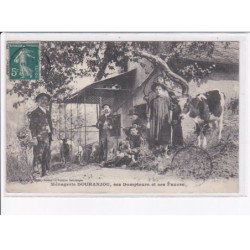 AVEYRON ( Villecomtal ?) : ménagerie douranjou, ses dompteurs et ses fauves - très bon état