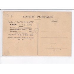 CAEN: fanfare "la vaillante" - très bon état