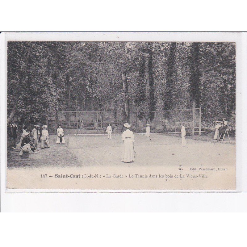 SAINT-CAST: la garde, le tennis dans les bois de la vieux-ville - très bon état