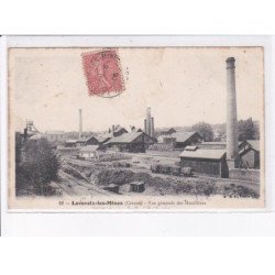 LAVAVEIX-les-MINES: vue générale des houillères - état