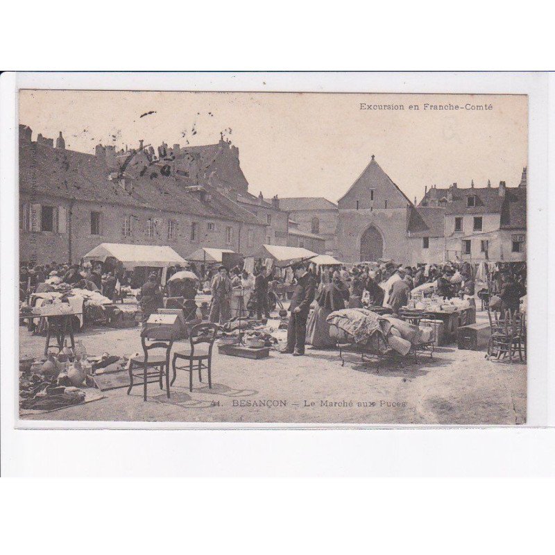 BESANCON: le marché aux puces - état
