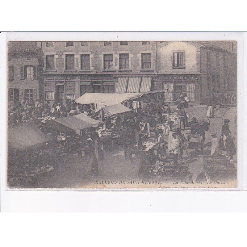 LOIRE: environs saint-etienne, la talandière, le marché - état