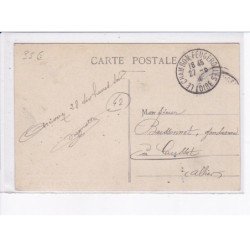 LE CHAMBON FEUGEROLLES: l'hôtel-de-ville incendié par les manifestant le soir des élections 1910 - très bon état