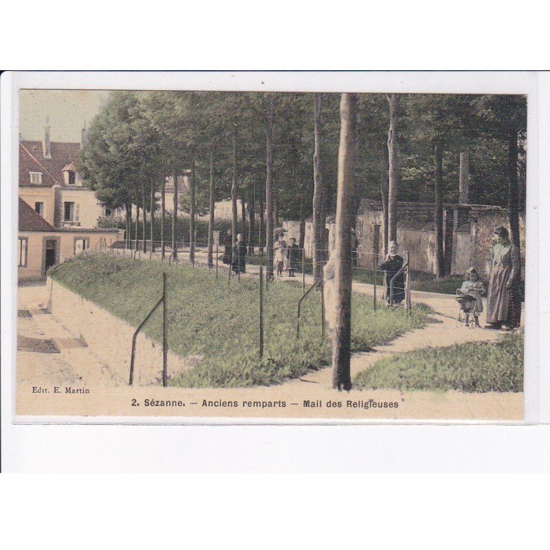 SEZANNE: anciens remparts, mail des relgieuses - très bon état