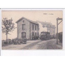 VERZY: la gare, train - état