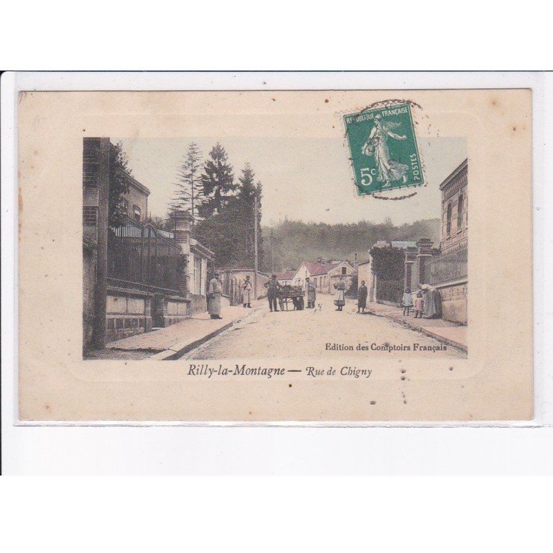 RILLY-la-MONTAGNE: rue de chigny - état