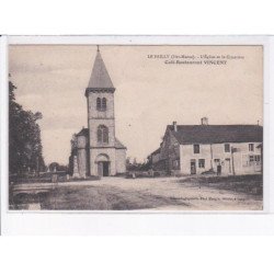 LE PAILLY: l'église et le cimetière, café-restaurant vincent - très bon état