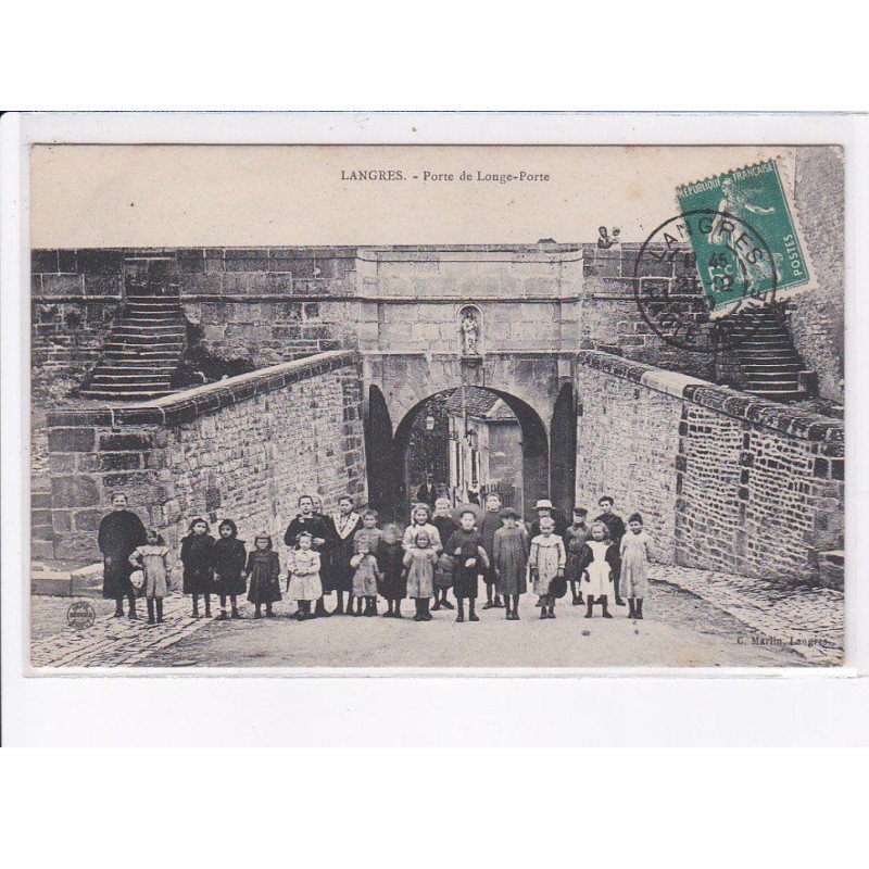 LANGRES: porte de longe-porte - très bon état