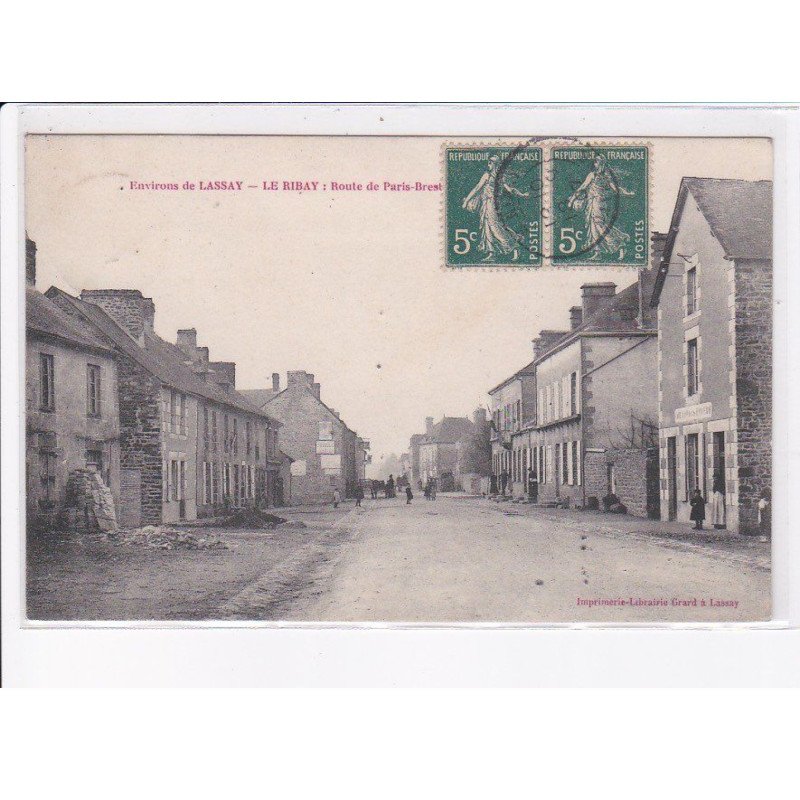 LE RIBAY: route de paris-brest - très bon état