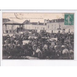 CHEMILLE: le champ de foire un jour de marché - très bon état