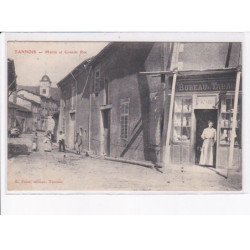 TANNOIS: mairie et grande rue, bureau de tabac - très bon état