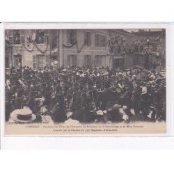 SAMPIGNY: souvenir des fêtes en l'honneur du président et Mme. Poincaré, concert fanfare 150e régiment - très bon état