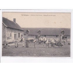 LOIR ET CHER: en sologne, intérieur d'une ferme, bâtiments du XVe siècle - état