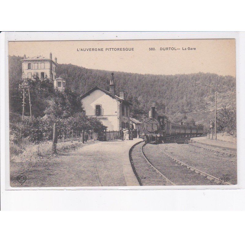 DURTOL: la gare, train - très bon état