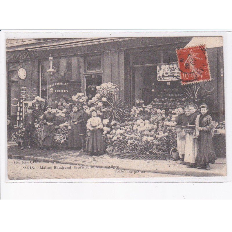 PARIS: 75012, maison baudrand, fleuriste - très bon état