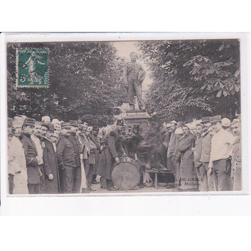 PARIS: val-de-grace, musique militaire, statue, 75005 - très bon état