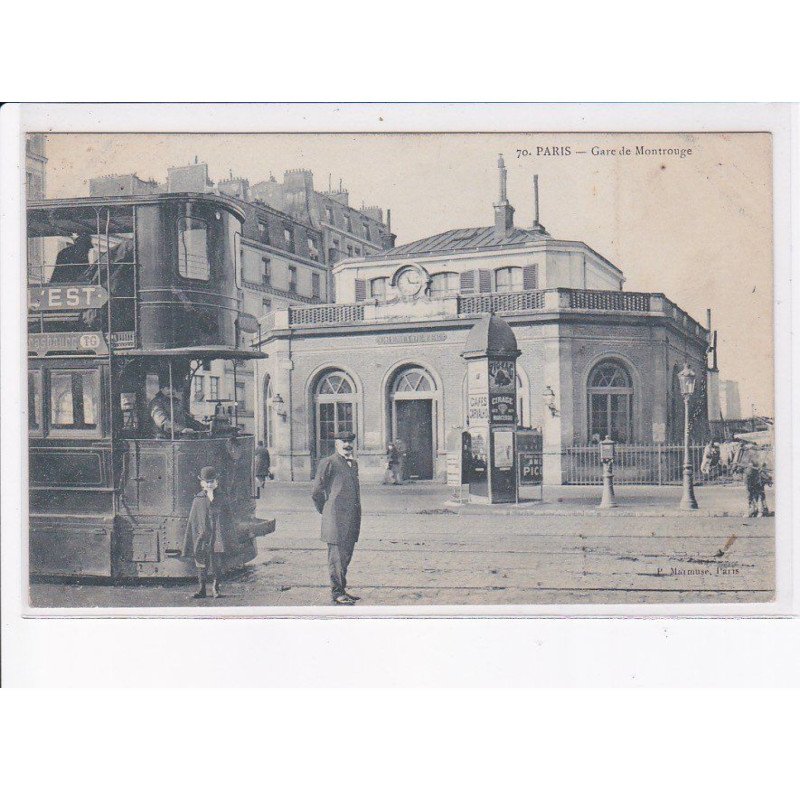PARIS: 75014, gare de montrouge, tramway - très bon état